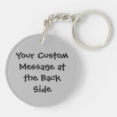 Black Apple Sleutelhanger (Achterkant)