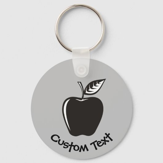 Black Apple Sleutelhanger (Voorkant)