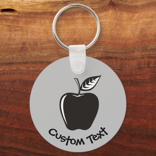 Black Apple Sleutelhanger (Voorkant)