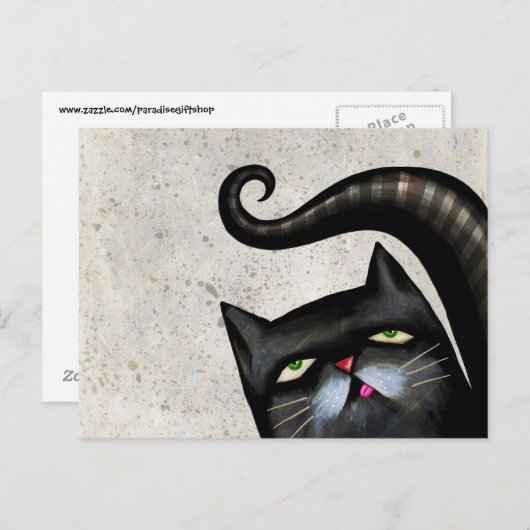 BLACK ART CUTE BRIEFKAARTEN (Voorkant / Achterkant)