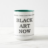 BLACK ART NOW Coffee Mok (Midden)