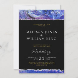 Black Art Wedding Kaart