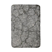 Black Asphalt Street Paving Cement Badmat (Voorkant Verticaal)