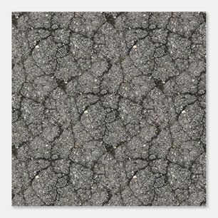 Black Asphalt Street Paving Cement Behang