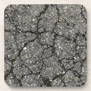 Black Asphalt Street Paving Cement Bier Onderzetter