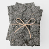 Black Asphalt Street Paving Cement Inpakpapier Vel (In situ)