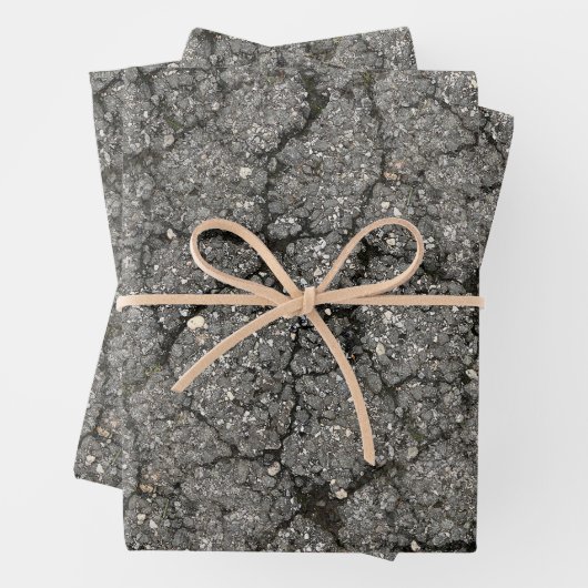 Black Asphalt Street Paving Cement Inpakpapier Vel (In situ)