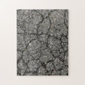 Black Asphalt Street Paving Cement Legpuzzel (Verticaal)