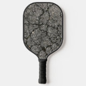 Black Asphalt Street Paving Cement Pickleball Paddle (Achterkant)