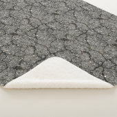 Black Asphalt Street Paving Cement Sherpa Deken (3/4)