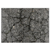 Black Asphalt Street Paving Cement Snijplank (Voorkant)