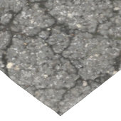 Black Asphalt Street Paving Cement Tafelkleed (Gekanteld)