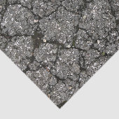 Black Asphalt Street Paving Cement Tissuepapier (Detail)