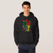 Black Assistant Principal Black History Month Teac Hoodie (Voorkant volledig)
