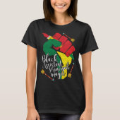 Black Assistant Principal Black History Month Teac T-shirt (Voorkant)