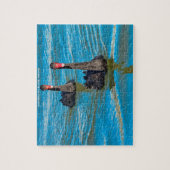 Black Australian Swans Legpuzzel (Verticaal)
