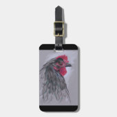 Black Australorp Hen Bagagelabel (Voorkant verticaal)