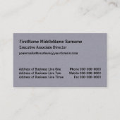 Black Australorp Hen Visitekaartje (Voorkant)