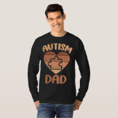 Black Autism Dad Of Autistic Son Autism Awareness  T-shirt (Voorkant volledig)