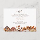 Black Autumn Details Informatiekaartje (Voorkant)