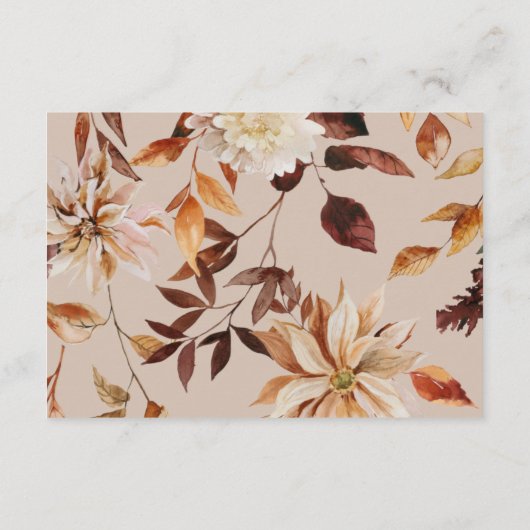 Black Autumn Details Informatiekaartje (Achterkant)