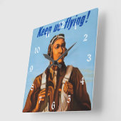 Black Aviators US gevechtsvliegtuigen piloten van Vierkante Klok (Hoek)