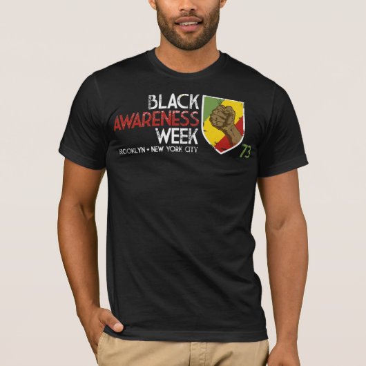 Black Awareness Week '73 T-shirt (Voorkant)