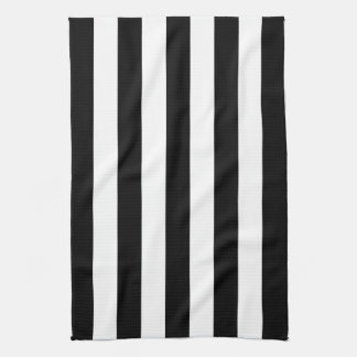 Black Awning Stripe Theedoek