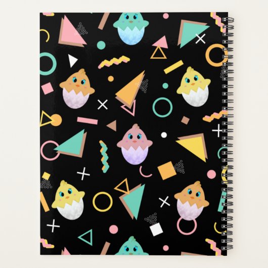 Black Baby Chick Planner (Achterkant)