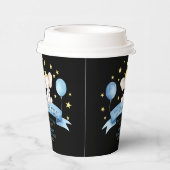 black baby elephant papieren bekers (Rechts)