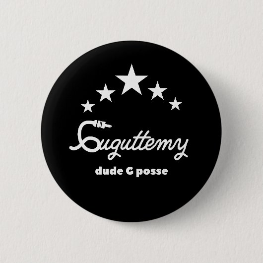 Black badge ronde button 5,7 cm (Voorkant)