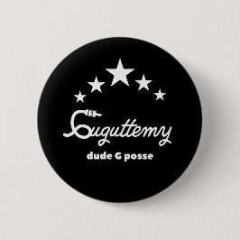 Black badge ronde button 5,7 cm