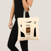 Black Bake My Day Tote Bag (Voorkant (product))