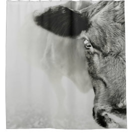 Black Baldie Douchegordijn