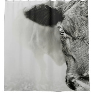 Black Baldie Douchegordijn
