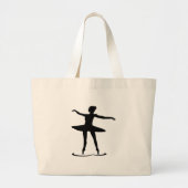 Black Ballerina bag Grote Tote Bag (Voorkant)