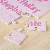 Black Ballerina Happy Birthday Legpuzzel (Zijkant)