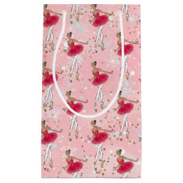 Black Ballerina Holiday Gift Bag Klein Cadeauzakje