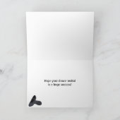 Black Ballet Shoes Dance Overweging Good Luck Kaart (Binnen)