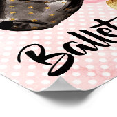 Black Ballet Slippers Poster (Hoek)