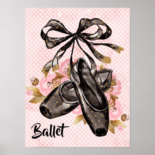 Black Ballet Slippers Poster (Voorkant)