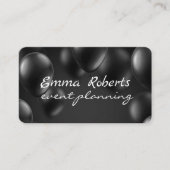 Black Balloons Event Party Planning Visitekaartje (Voorkant)