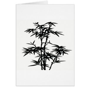 Black Bamboo Silhouette