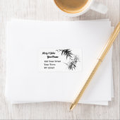 Black Bamboo Twig Etiket (Insitu)