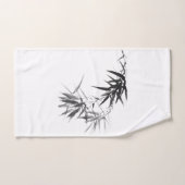 Black Bamboo Twig Handdoek (Handdoek)