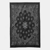 Black Bandana Kitchen Towel Theedoek (Verticaal)