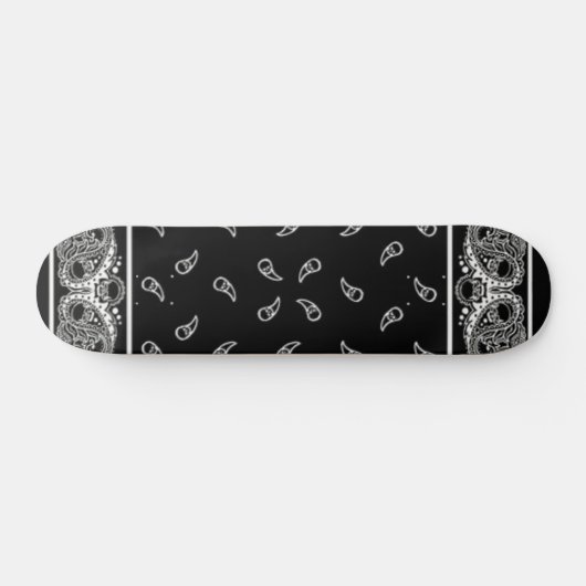 Black Bandana Skateboard (Horizontaal)