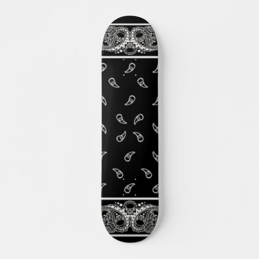 Black Bandana Skateboard (Voorkant)