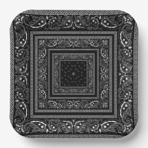 Black Bandanarama Papieren Bordje