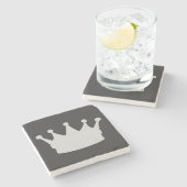  Black Bandeja  Stenen Onderzetter (Zijkant)